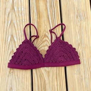 Xhilaration Crochet Bathing Suit Top